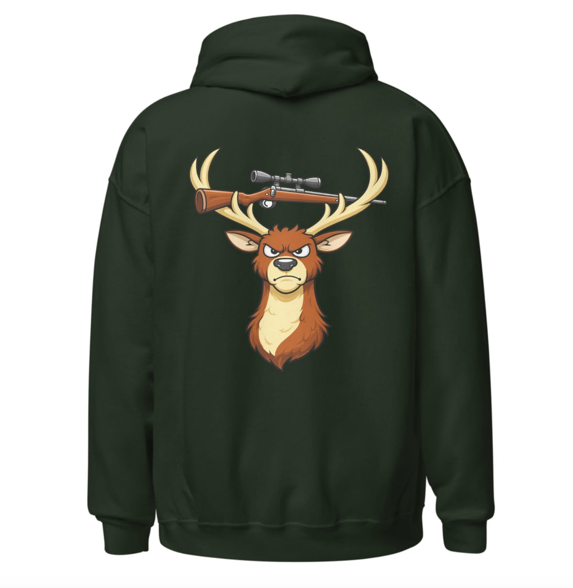 Whitetail w/ Deer Rifle Hoodie