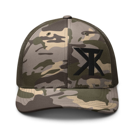 TKK Old School Camo Trucker Hat | 3D Embroidery