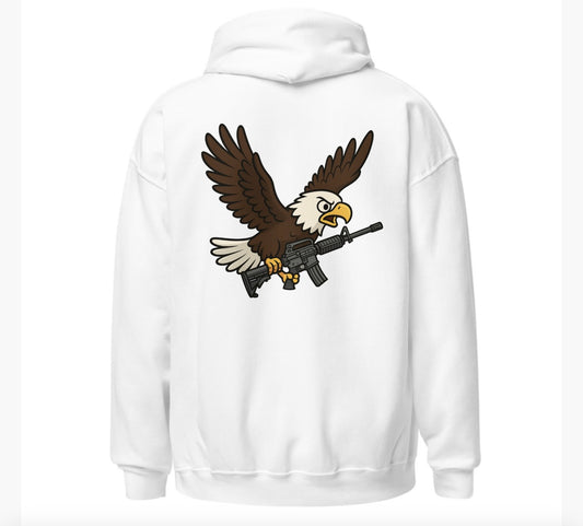 Bald Eagle w/ AR15 Hoodie