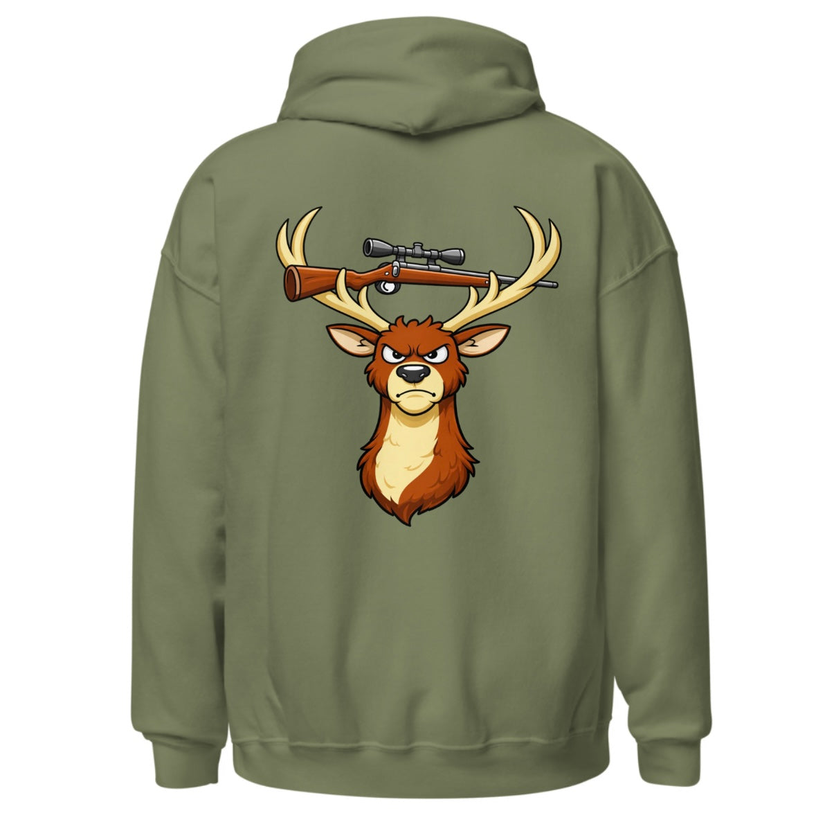 Whitetail w/ Deer Rifle Hoodie