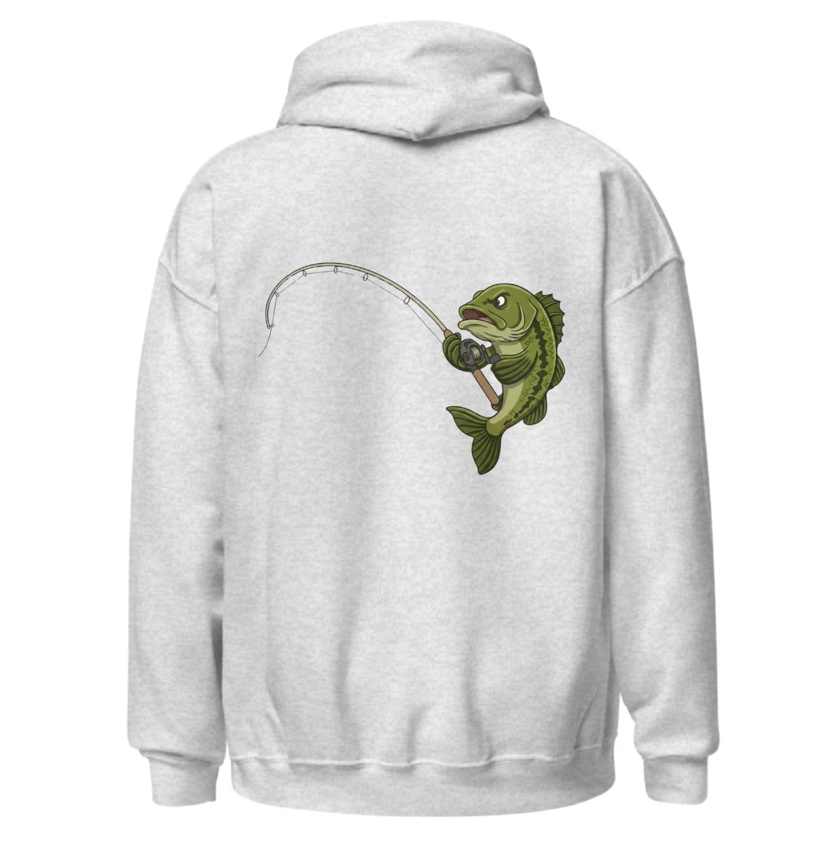 Largemouth w/ Rod & Reel Hoodie