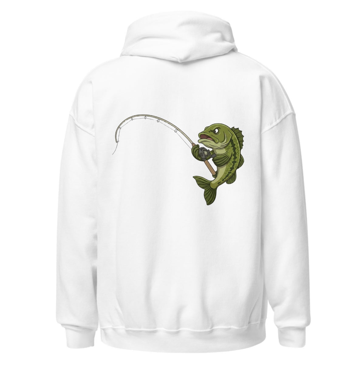 Largemouth w/ Rod & Reel Hoodie