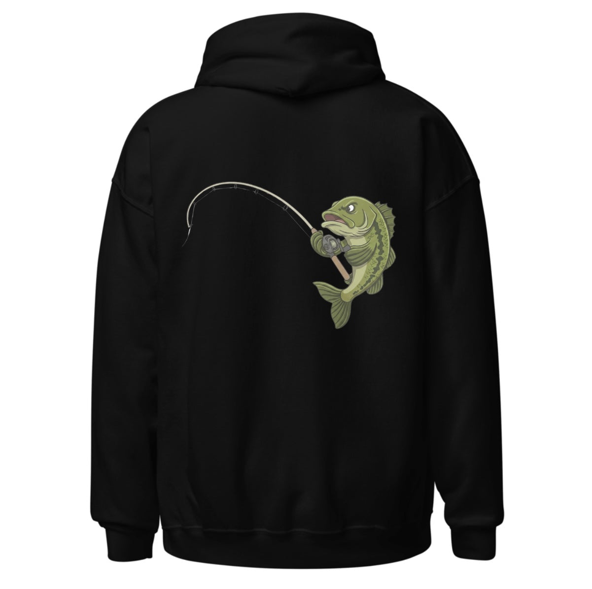 Largemouth w/ Rod & Reel Hoodie